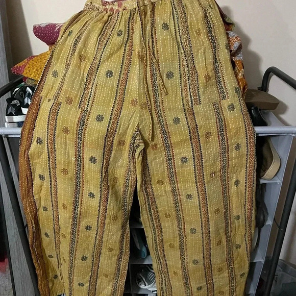 Renew Vintage Kantha Lounge pants size S/M - Picture 5 of 7